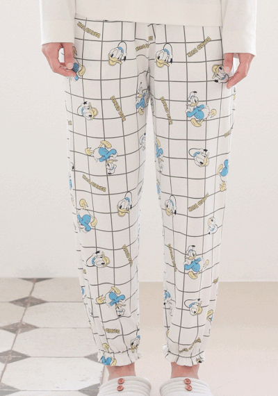 우주블리 정품 디즈니 미친스판 팬츠 잠옷 파자마 (1+1)